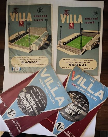 1960s Football Programmes