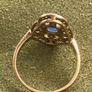 Ring Gold Sapphire Diamond Ring Image 8