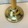 Vintage Brass Floor Standing Ashtray with Glass - Mid Century - Pedestal Image 4