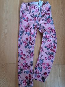 Girls patterned jeans, age 4-5