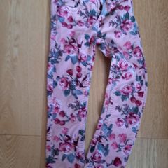 Girls patterned jeans, age 4-5