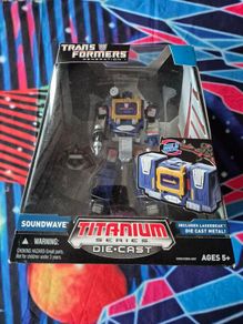 Transformers Titanium Series Soundwave + Laserbeak - 100% Complete W/ Box