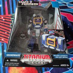 Transformers Titanium Series Soundwave + Laserbeak - 100% Complete W/ Box