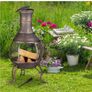 Removable  Fireplace Patio stove with mesh door Image 3