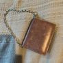 Dime Brown Leather Chain Wallet Image 2