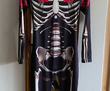 Day of the Dead Skeleton Costume - Please read