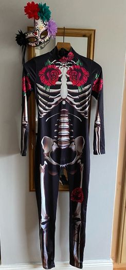 Day of the Dead Skeleton Costume - Please read