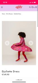 Oilily Djuliette dress age 8 like new!
