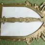 Vintage Botanical Brass Photo Frame Image 5