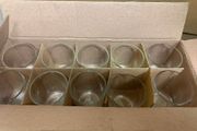 10 Votive Glass Holders