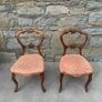 Victorian Carved Walnut Chairs. Image 9