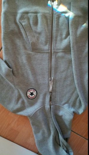 Grey Converse Boys Hoodie