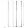 Bath Enclosure 120x140 cm Tempered Glass Transparent Image 8