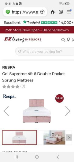 Pocket sprung gel mattress