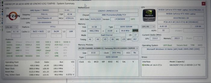 Lenovo Loq 15 - Ryzen 7 7840hs - Rtx 4060 - 16gb - 1tb Ssd
