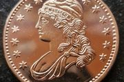 Copper 1 avdp oz Liberty Capped Bust