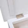 Shoe Cabinet White 50x28x98 cm Paulownia Wood Image 5
