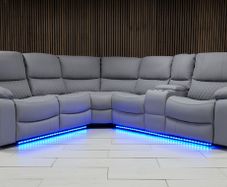 Rita Corner Electric Leather Recliner Sofa