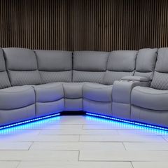 Rita Corner Electric Leather Recliner Sofa