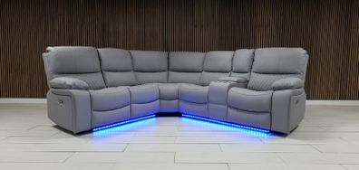 Rita Corner Electric Leather Recliner Sofa