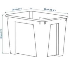 Ikea Boxes with Lids