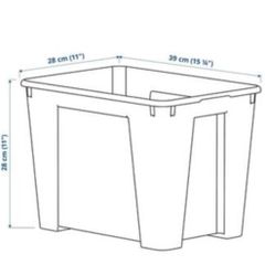 Ikea Boxes with Lids