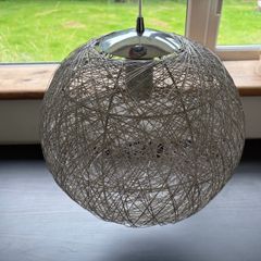 Ceiling light Chrome Wire Nesting Ball Pendant Light