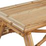 Picnic Table 120x120x78 cm Bamboo Image 2