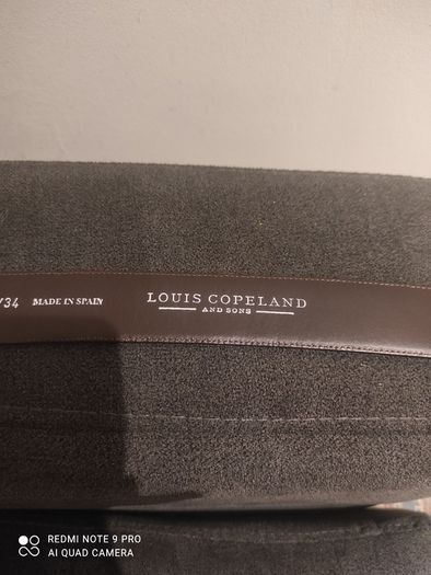 Louis Copeland & Sons mens leather belt