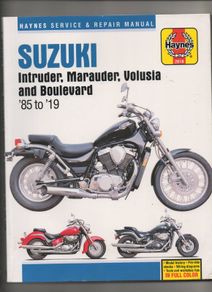 Suzuki Intruder, Marauder, Volusia & Boulevard 1985-2019 Haynes Manual