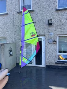 2 windsurf sails for young beginner