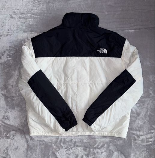 The North Face Size L Gardenia White/Black Gosei Puffer Jacket