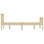 Bed Frame Light Wood Solid Pinewood 120x200 cm Image 4