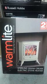 2KW Cream Freestanding Stove Heater