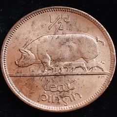 Ireland - 1966 - Half Penny - Sow - AU - KM.10 - [2027]
