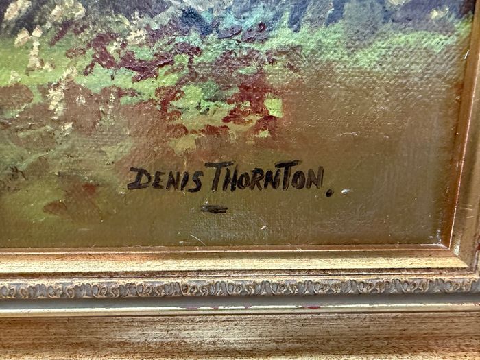 Original Irish Oil by Denis Thornton of Stricklands Glen, Co. Down