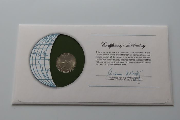Bermuda 1973 Coin Stamp cover Brilliant UNC