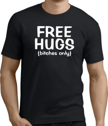 Free Hugs Funny T-shirt tee top shirt great for stag night party