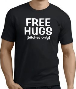 Free Hugs Funny T-shirt tee top shirt great for stag night party
