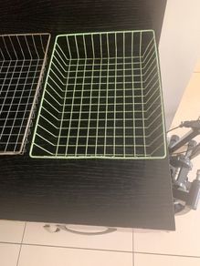 Vintage metal filing trays