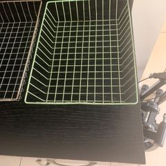 Vintage metal filing trays