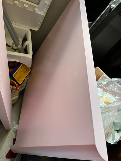 IKEA Busunge Extendable Toddler Bed - Pink