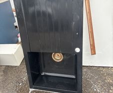 black kitchen sink