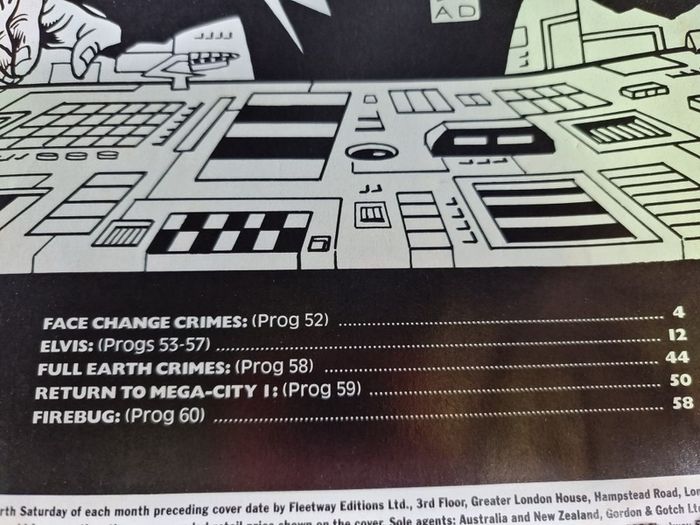 The Complete Judge Dredd comics issues 3/5/7/8