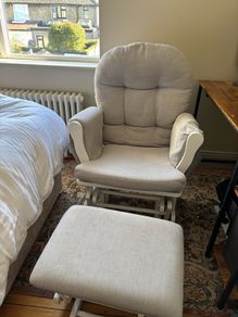 Rocking Chair and Footstool