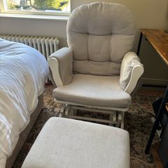 Rocking Chair and Footstool