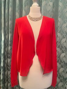 Esprit Red cardigan. Size S