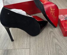 black heels