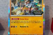 pokemon card  barbaracle staff promo