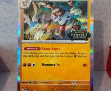 pokemon card  barbaracle staff promo